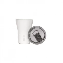Sttoke Reusable Coffee Cup 8oz (Angel White) 18 Sttoke Reusable Coffee Cup 8oz (Angel White)