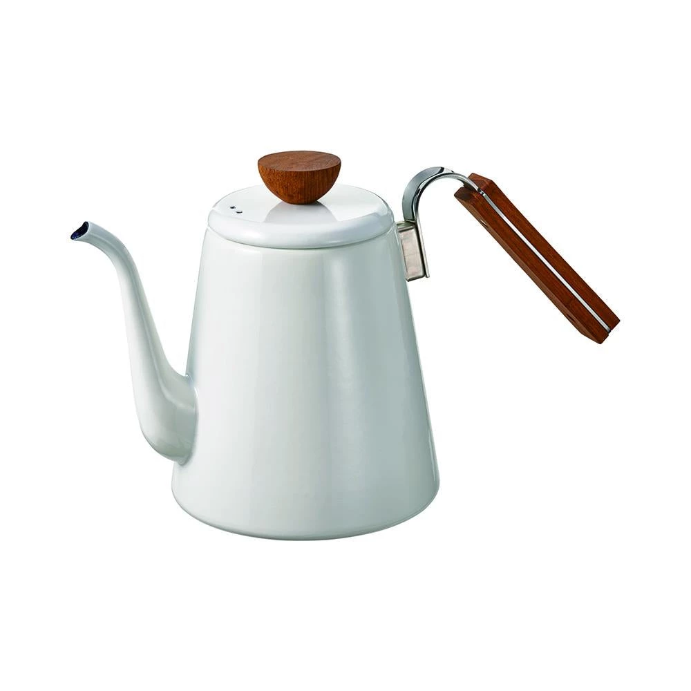 Hario Bona Enamel Coffee Drip Kettle (800ml) 1 Hario Bona Enamel Coffee Drip Kettle (800ml)