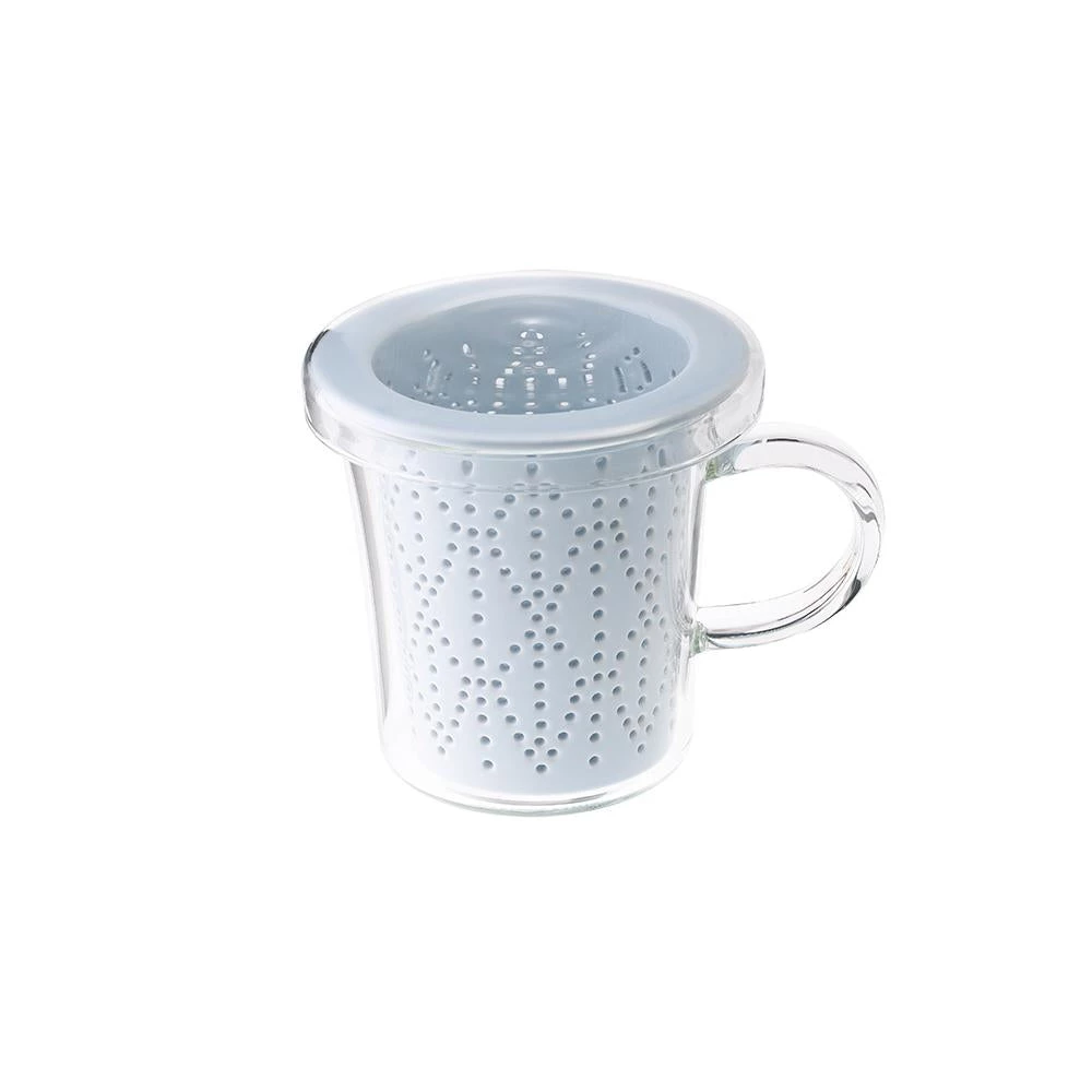 Loveramics Weave Mug With Porcelain Infuser (Indigo) 1 Loveramics Weave Mug With Porcelain Infuser (Indigo)