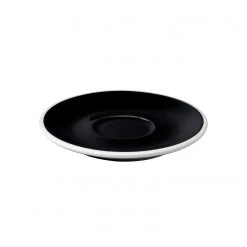 Loveramics Tulip Cappuccino Saucer (Black) 14cm