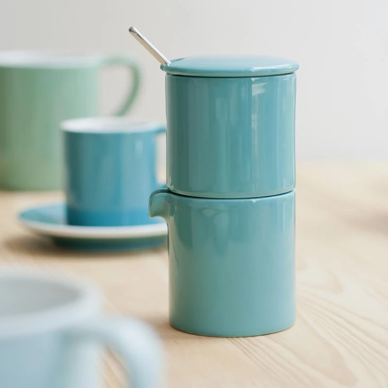 Loveramics Bond Sugar And Creamer + Spoon Set (Denim) 90ml 3 Loveramics Bond Sugar And Creamer + Spoon Set (Denim) 90ml