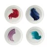 Loveramics Er-go! Salad Plates Swish Set Of 4 (Cobalt)