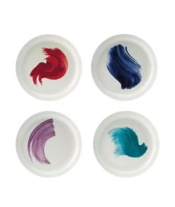 Loveramics Er-go! Salad Plates Swish Set Of 4 (Cobalt)