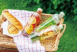 Promo: Hario Portable Tea Filter In Bottle 400ml (Smoky Green)