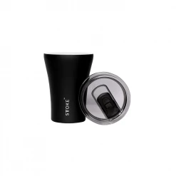 Sttoke Reusable Coffee Cup 8oz (Luxe Black)