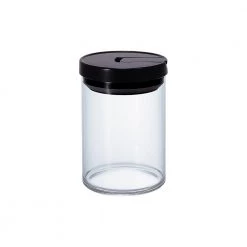 Hario Glass Coffee Bean Canister (Black) 800ml