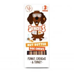 Denzel's Nut Butter Chews For Dogs (10 Packs) Denzel's Dog Treats