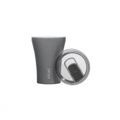 Sttoke Reusable Coffee Cup 8oz (Slated Grey) 18 Sttoke Reusable Coffee Cup 8oz (Slated Grey)