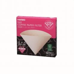 Hario V60 Coffee Filter Papers - Size 03 - Brown (40 Pack)
