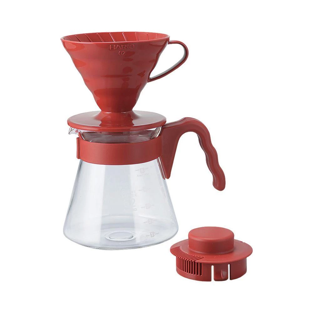 Hario V60 Pour Over Kit Size 02 (Red) 1 Hario V60 Pour Over Kit Size 02 (Red)