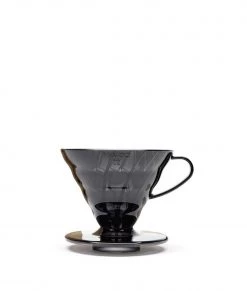 Hario V60 Coffee Dripper Set Transparent Black Size 02