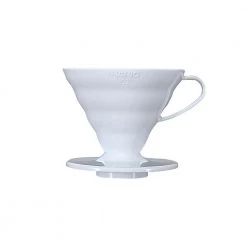 Hario V60 Plastic Coffee Dripper White - Size 02