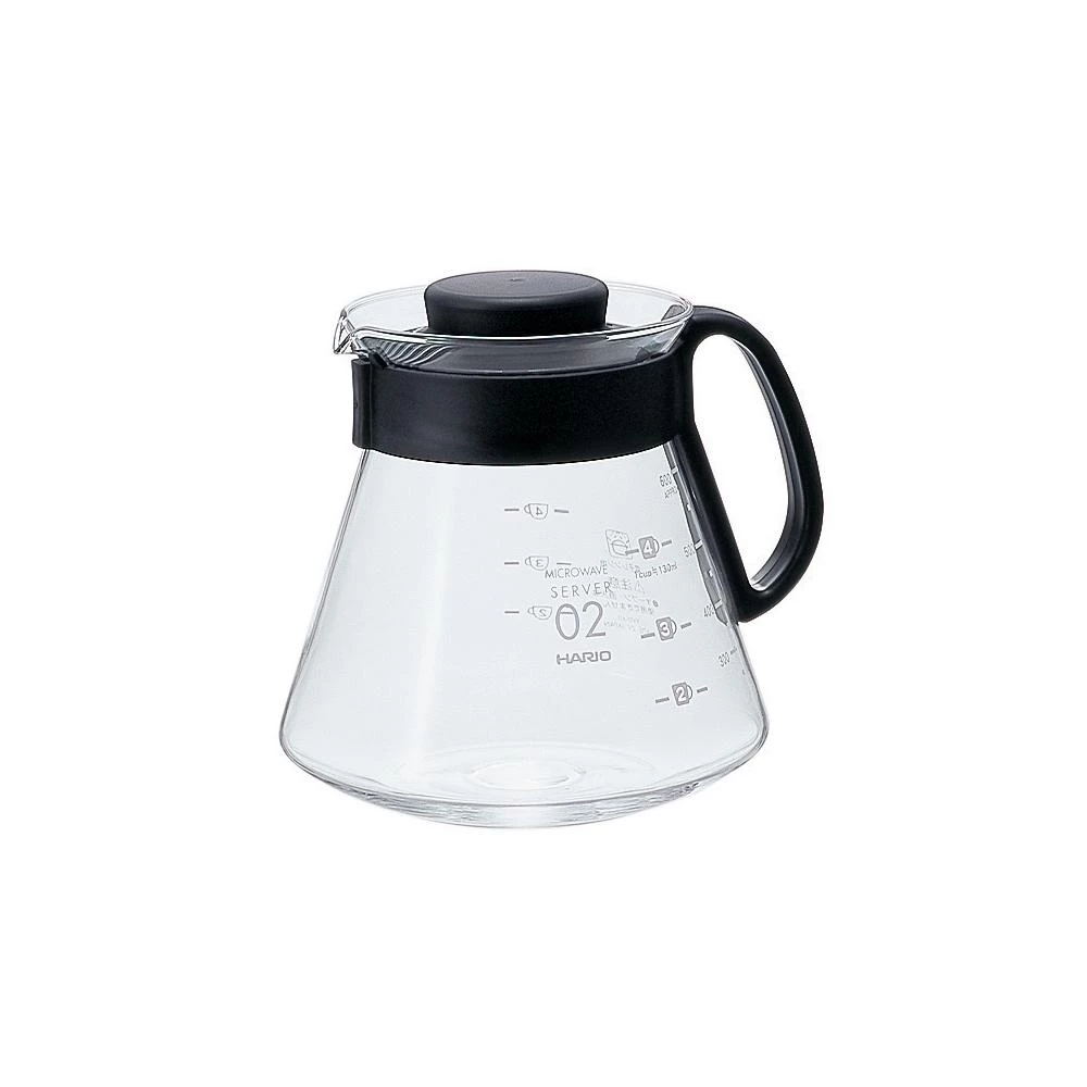 Hario V60 Glass Range Coffee Server Size 02 (600ml) 1 Hario V60 Glass Range Coffee Server Size 02 (600ml)