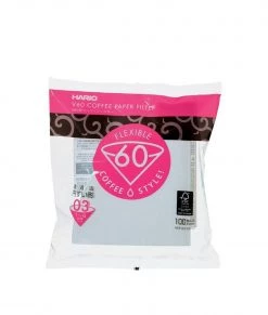 Hario V60 Filter Papers 03 - White (100 Pack Bag)