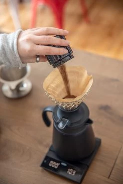 Hario V60 Coffee Filter Papers Size 01 - Brown (100 Pack Bag)