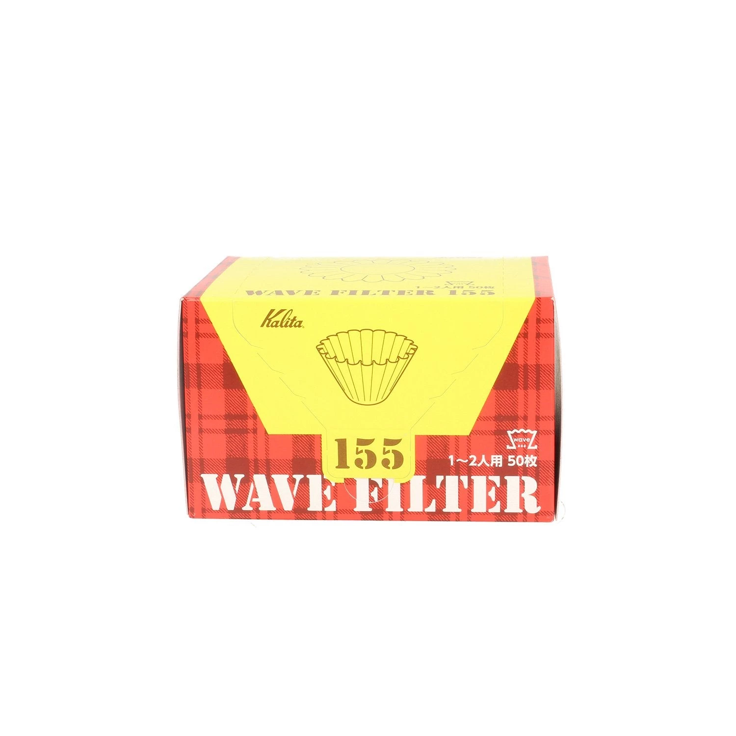 Kalita Wave #155 - White Coffee Filter Papers Package (50pc) 1 Kalita Wave #155 - White Coffee Filter Papers Package (50pc)