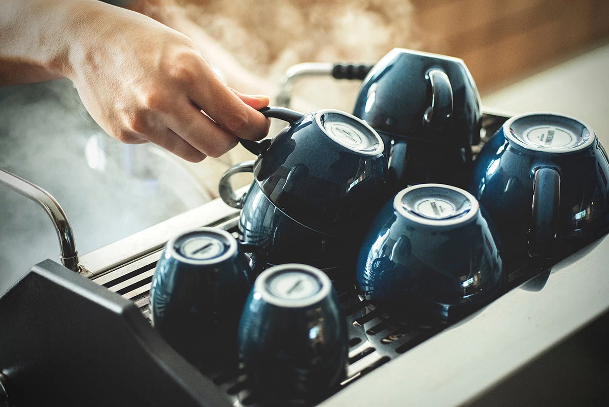 Loveramics Reactive Glaze Potters Flat White Coffee Cup (Night Sky) 150ml 2 Loveramics Reactive Glaze Potters Flat White Coffee Cup (Night Sky) 150ml