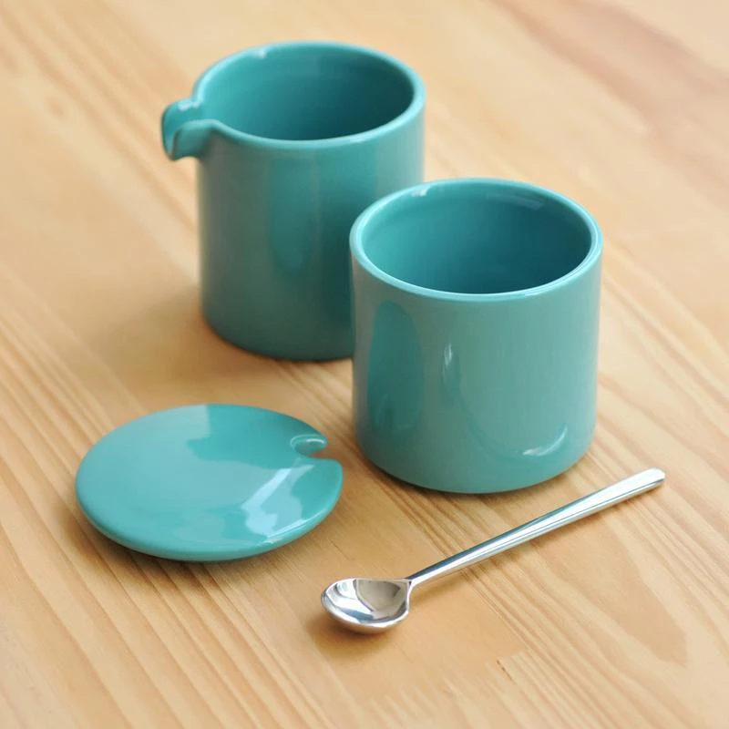 Loveramics Bond Sugar And Creamer + Spoon Set (Mint) 90ml 2 Loveramics Bond Sugar And Creamer + Spoon Set (Mint) 90ml